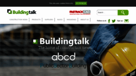 What Buildingtalk.com website looked like in 2020 (4 years ago)