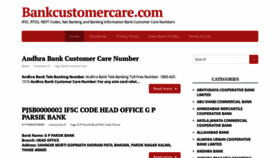 What Bankcustomercare.com website looked like in 2020 (4 years ago)