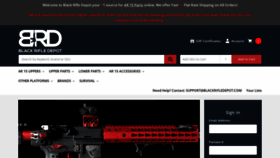 What Blackrifledepot.com website looked like in 2020 (4 years ago)