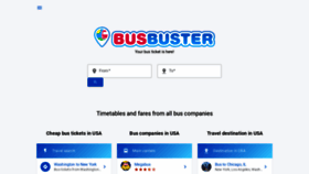 What Busbuster.com website looked like in 2020 (4 years ago)