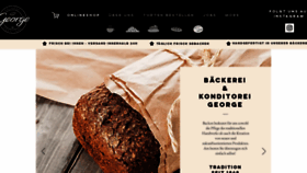 What Baeckerei-george.de website looked like in 2020 (4 years ago)
