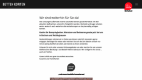What Betten-korten.de website looked like in 2020 (4 years ago)