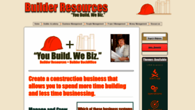 What Builder-resources.com website looked like in 2020 (4 years ago)