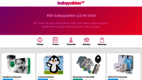 What Babypakker.com website looked like in 2020 (4 years ago)