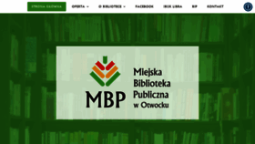 What Bibliotekaotwock.pl website looked like in 2020 (4 years ago)