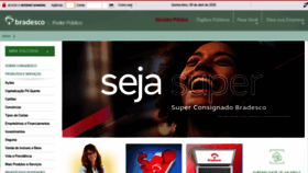 What Bradescopoderpublico.com.br website looked like in 2020 (4 years ago)