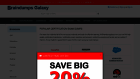 What Braindumpgalaxy.com website looked like in 2020 (4 years ago)