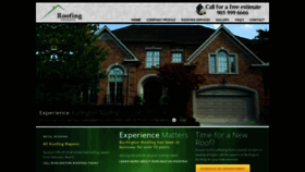 What Burlingtonroofingcontractor.com website looked like in 2020 (4 years ago)
