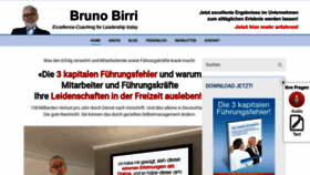What Brunobirri.ch website looked like in 2020 (4 years ago)