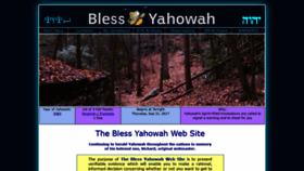 What Blessyahowah.com website looked like in 2020 (4 years ago)