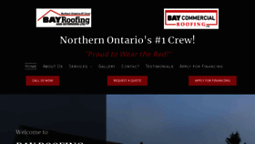 What Bayroofing.ca website looked like in 2020 (4 years ago)