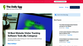 What Blog.crazyegg.com website looked like in 2020 (4 years ago)