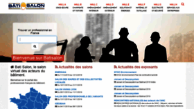 What Batisalon.fr website looked like in 2020 (4 years ago)