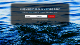 What Blogdigger.com website looked like in 2020 (4 years ago)