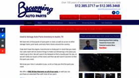 What Browningautoparts.com website looked like in 2020 (4 years ago)