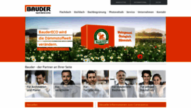 What Bauder.de website looked like in 2020 (4 years ago)