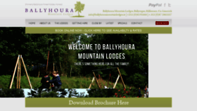 What Ballyhouramountainlodges.ie website looked like in 2020 (4 years ago)