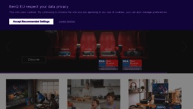 What Benq.fi website looked like in 2020 (4 years ago)