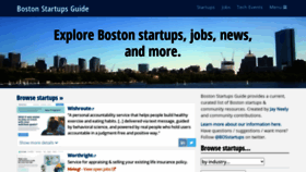 What Bostonstartupsguide.com website looked like in 2020 (4 years ago)