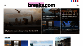 What Breaks.com website looked like in 2020 (4 years ago)