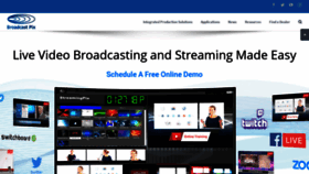What Broadcastpix.com website looked like in 2020 (4 years ago)