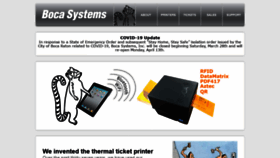 What Bocasystems.com website looked like in 2020 (4 years ago)