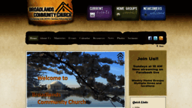 What Broadlandscommunitychurch.com website looked like in 2020 (4 years ago)