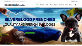 What Blueandtanfrenchbulldogs.com website looked like in 2020 (4 years ago)