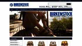 What Birkenstocks.us website looked like in 2020 (4 years ago)