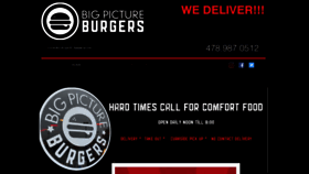 What Bigpictureburgers.com website looked like in 2020 (4 years ago)
