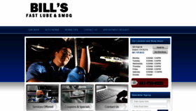 What Billsfastlubeandsmog.com website looked like in 2020 (4 years ago)
