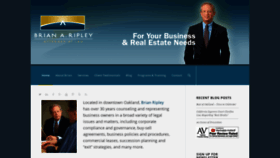 What Brianaripley.com website looked like in 2020 (4 years ago)