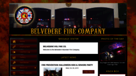 What Belvederefire.com website looked like in 2020 (4 years ago)