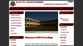 What Bsmpgcollege.org website looked like in 2020 (4 years ago)