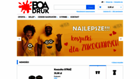 What Boadruk.pl website looked like in 2020 (4 years ago)