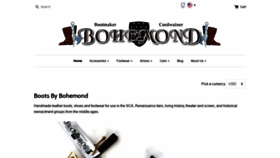 What Bootsbybohemond.net website looked like in 2020 (4 years ago)
