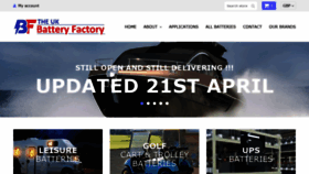 What Batteryfactory.co.uk website looked like in 2020 (4 years ago)