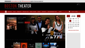 What Boston-theater.com website looked like in 2020 (4 years ago)