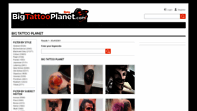 What Bigtattooplanet.com website looked like in 2020 (4 years ago)