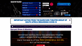 What Barnyardtheatre.co.za website looked like in 2020 (4 years ago)