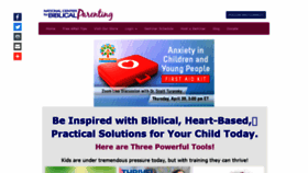 What Biblicalparenting.org website looked like in 2020 (4 years ago)