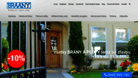 What Braany.sk website looked like in 2020 (4 years ago)