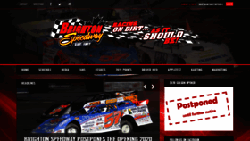 What Brightonspeedway.ca website looked like in 2020 (4 years ago)
