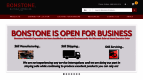 What Bonstone.com website looked like in 2020 (4 years ago)