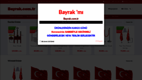 What Bayrak.com.tr website looked like in 2020 (4 years ago)