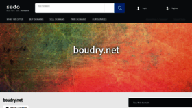 What Boudry.net website looked like in 2020 (3 years ago)