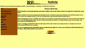 What Brettco.org website looked like in 2020 (4 years ago)