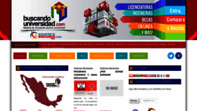 What Buscandouniversidad.com website looked like in 2020 (3 years ago)