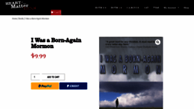 What Bornagainmormon.com website looked like in 2020 (5 years ago)