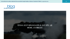 What Blogautomobile.fr website looked like in 2020 (4 years ago)
